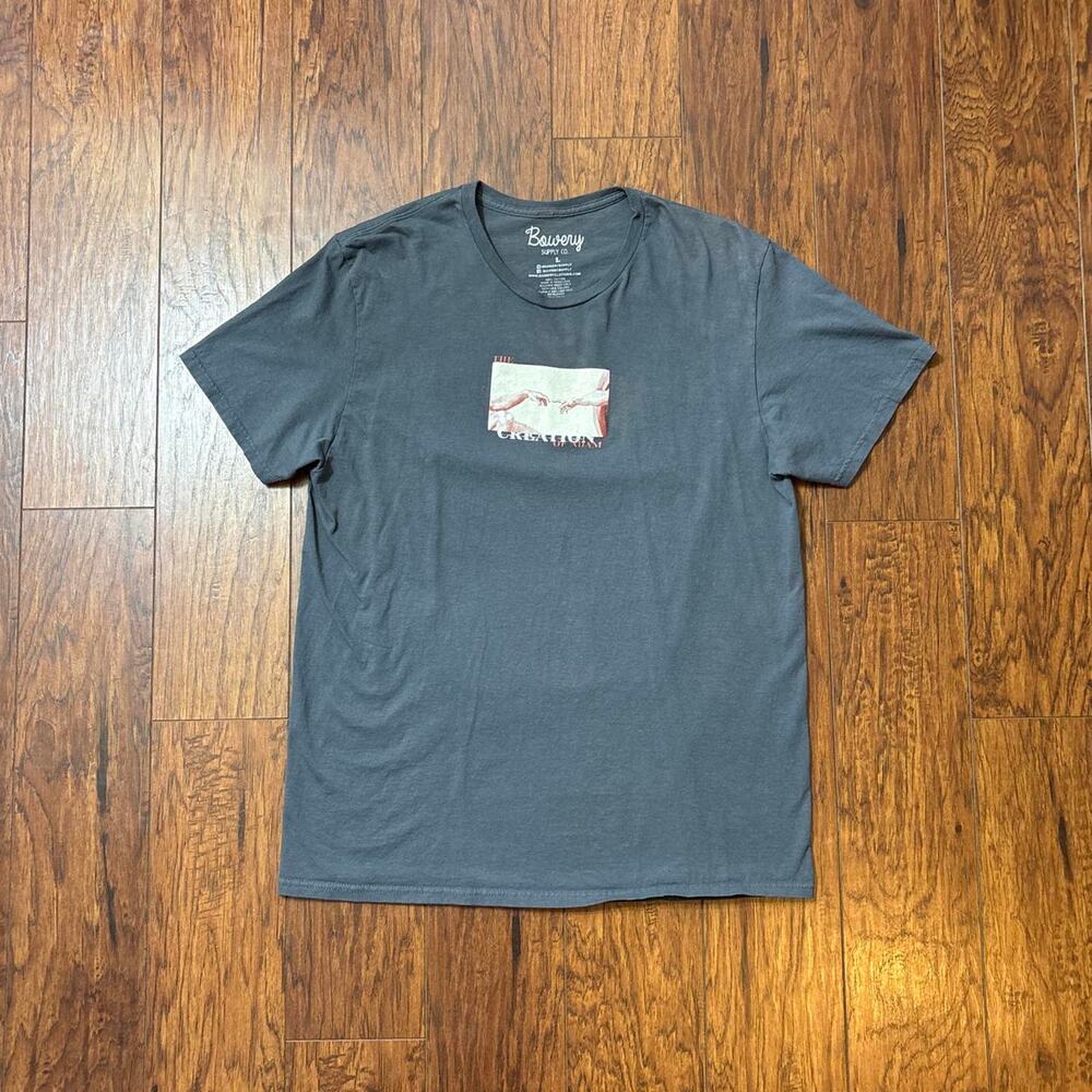 Bowery Supply Co. The Creation Of Adam Michelangelo Graphic T-Shirt